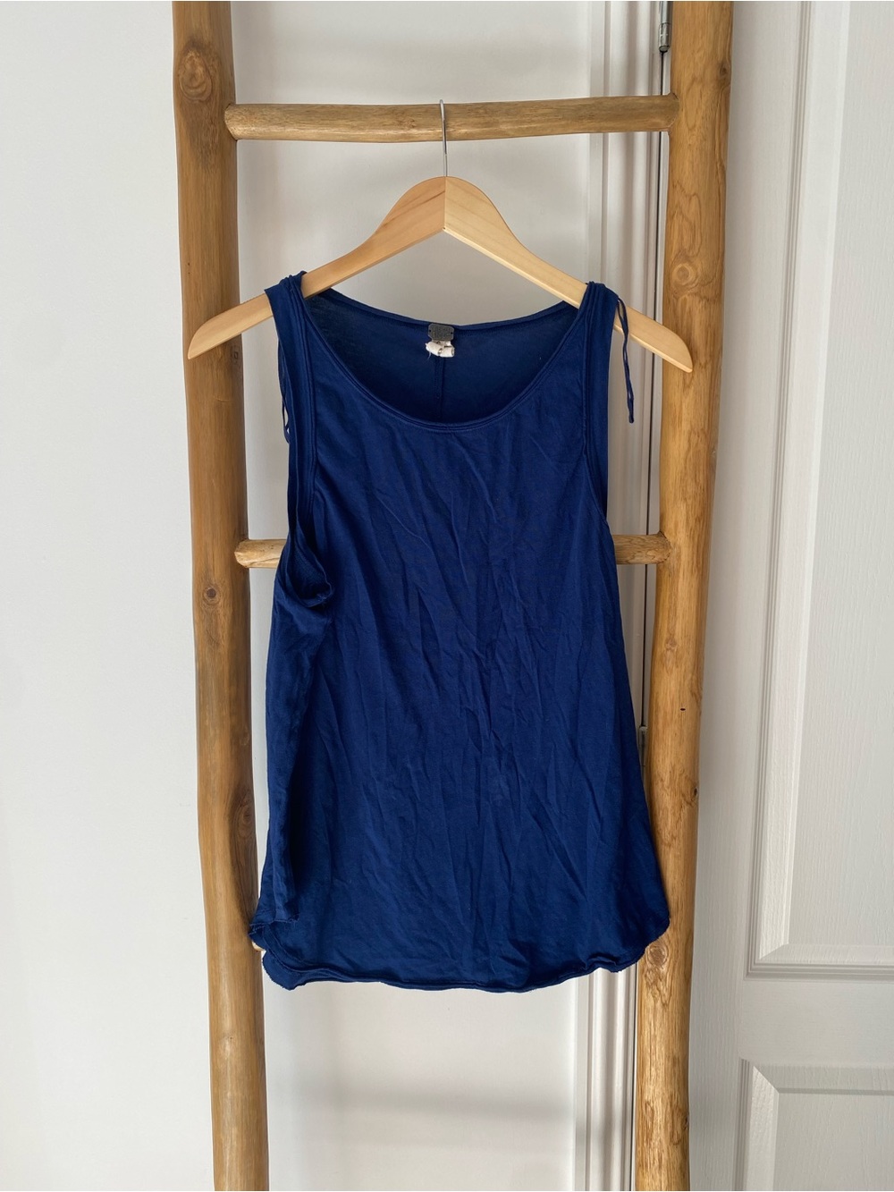 We the Free By Free People Navy Blue Sleeveless Tank Top Relaxed Casual Summer